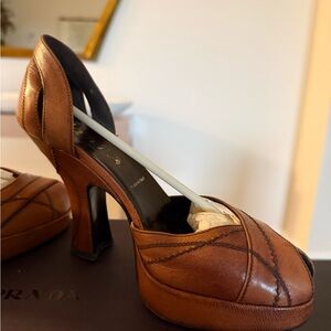 Prada Tan Women's Heels